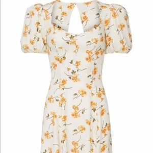 Reformation Floral Limonada Clancie Short Dress Size 12